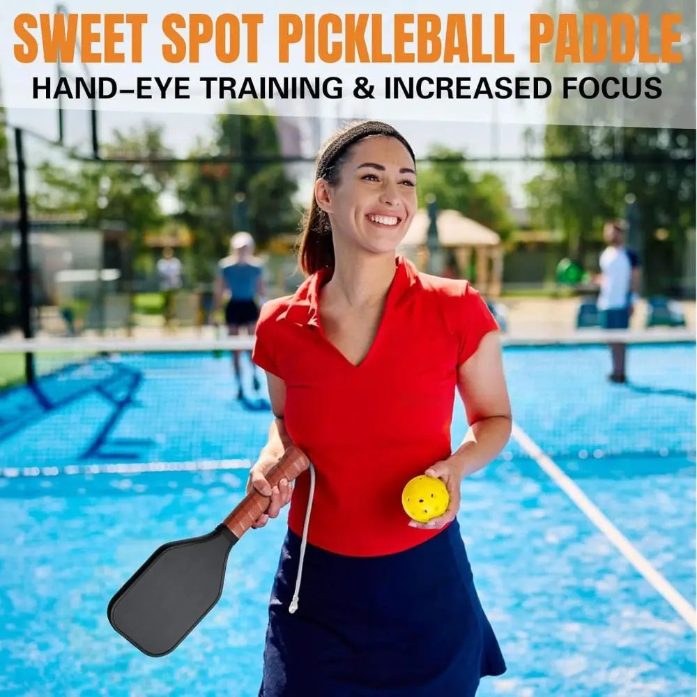 Athlete using sweet spot training paddle during a drill