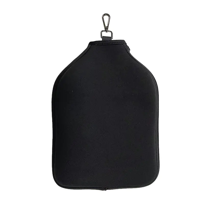 Pickleball paddle bag in multiple colors, standing upright on a court bench